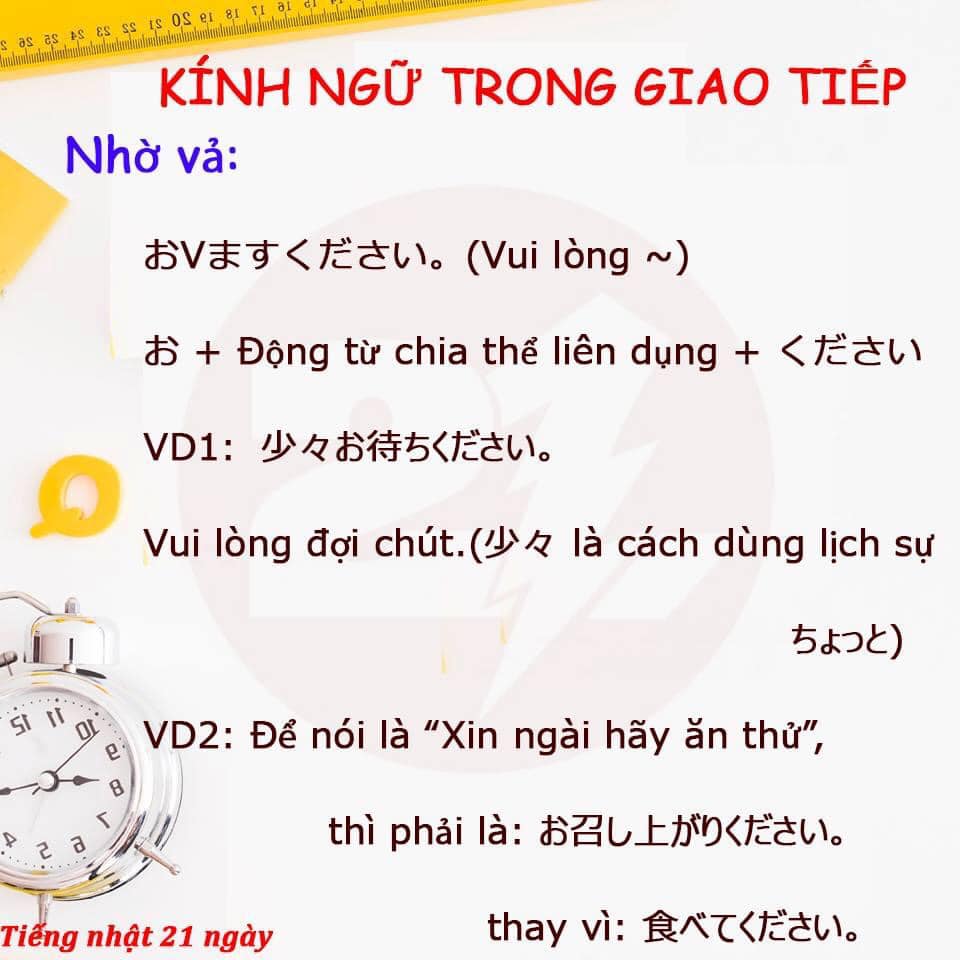 Kính ngữ trong giao tiếp tiếng Nhật